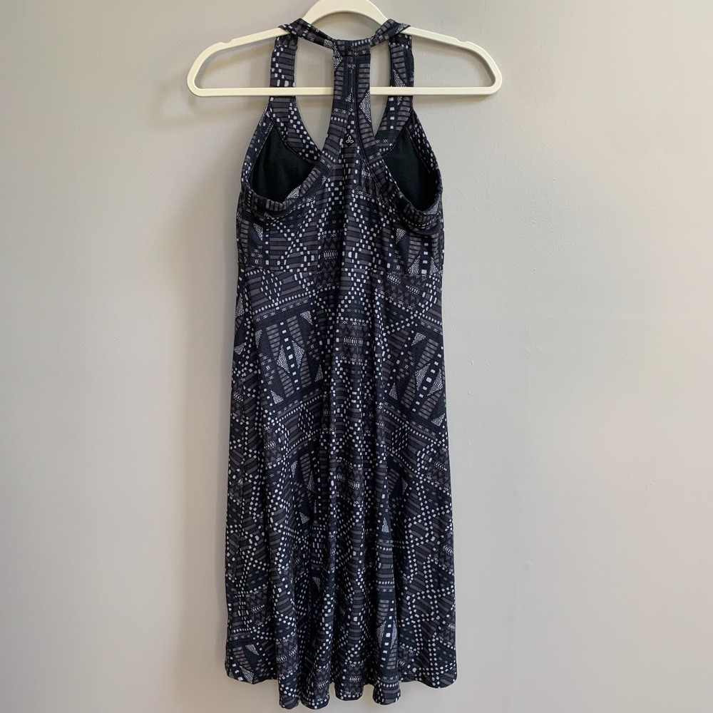 Black Patterned Racerback Dress - Picture 5 of 10